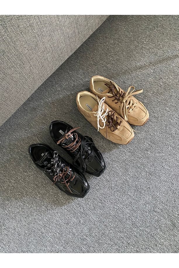 VİZON SÜET DÖRT BAĞCIKLI SNEAKER - 5