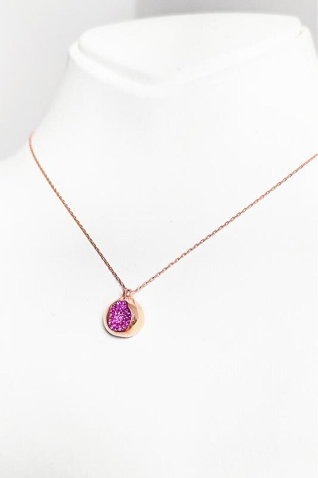 Nar Gümüş Kolye - 2