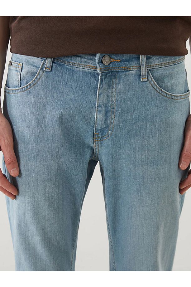 LCW Jeans Yeşil 779 Regular Fit Erkek Jean Pantolon - 3