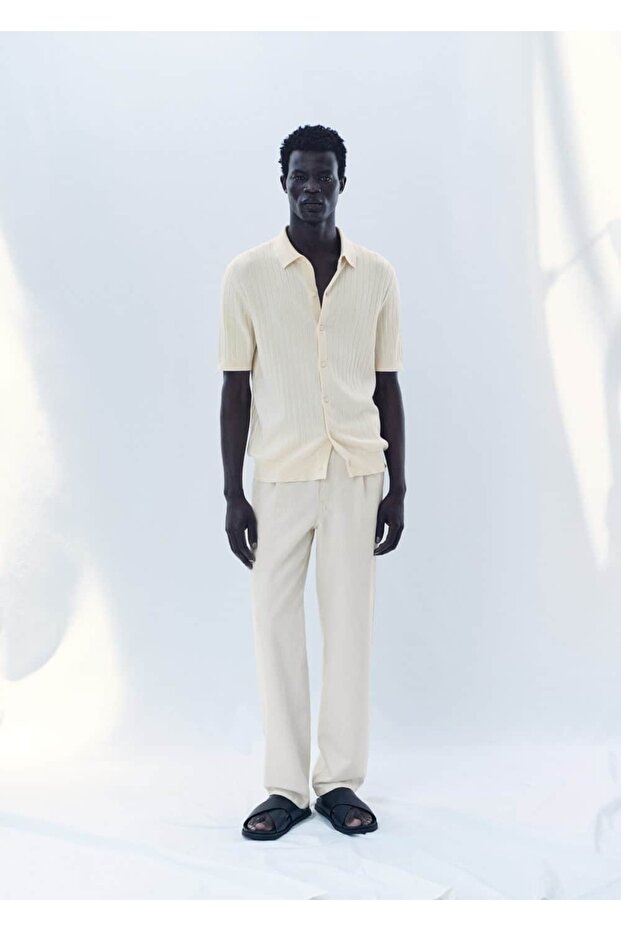 Gestreiftes, geformtes Hemd - 8