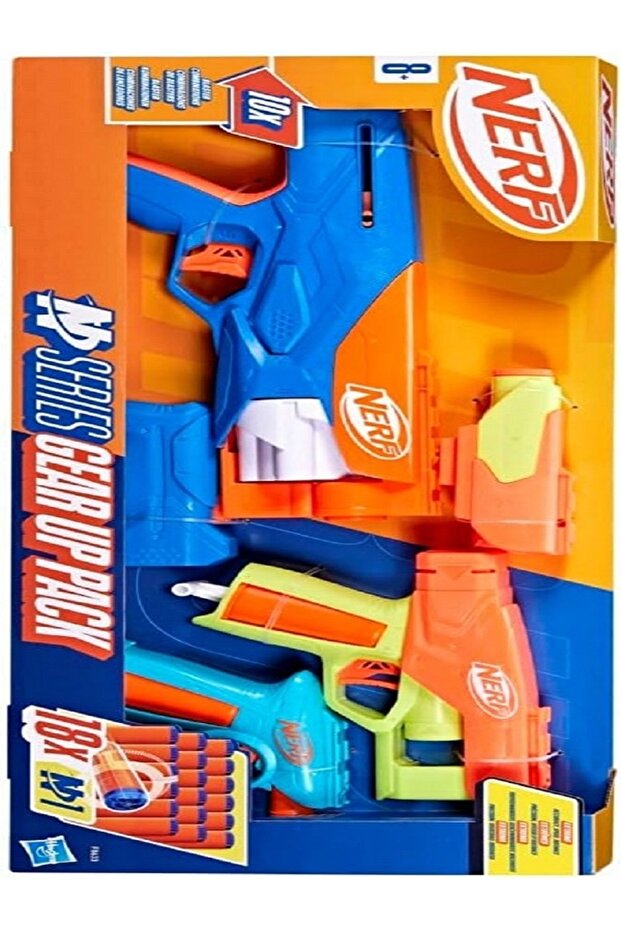 N Series Gear Up Pack, 3x Dart Tabancası, Nerf N Series Tabancalarıyla Uyumlu 18 Adet Dart - 5