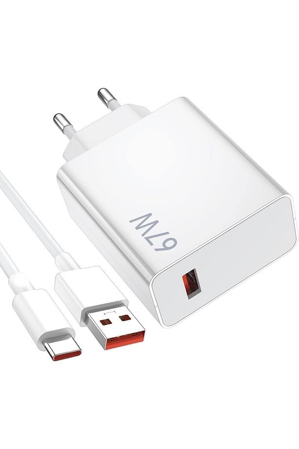 67 Watt Hızlı Şarj Seti (TYPE-C)6a Usb Mi Redmi Poco Android Uyumlu Ithalatcı Garantili - 1