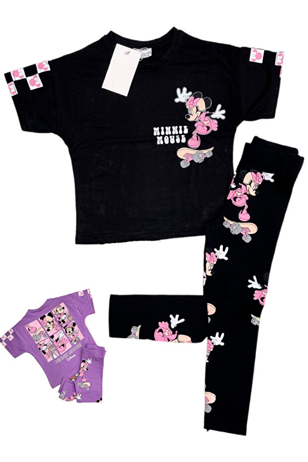 Back Patterned Quality Character Girls Suit