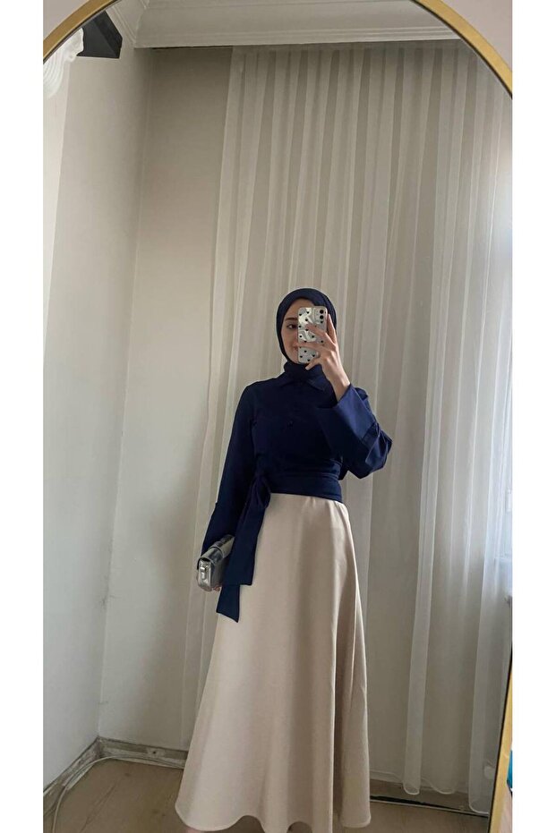 BELDEN BAĞLAMALI GÖMLEK - 6