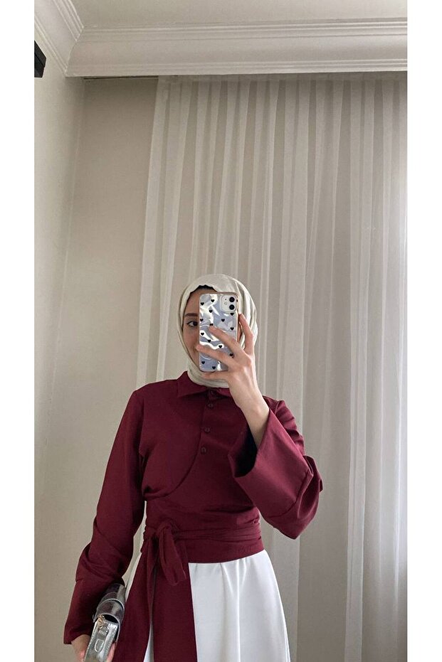 BELDEN BAĞLAMALI GÖMLEK - 2