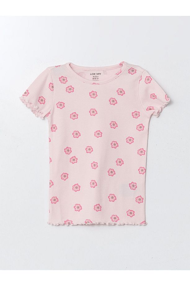Bisiklet Yaka Kız Bebek Şortlu Pijama Takımı - 4