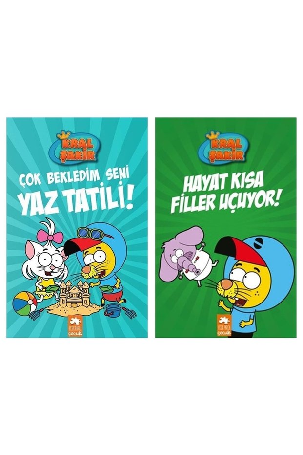 Kral Şakir 11 Çok Bekledim Seni Yaz Tatili + Kral Şakir-hayat Kısa Filler Uçuyor 2 Books