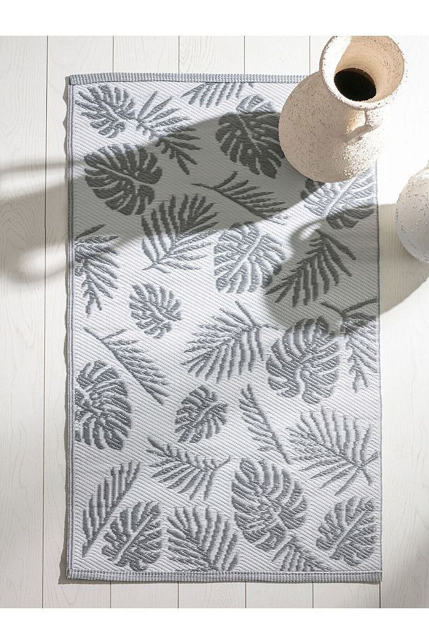 LCWK Yaprak Desenli Hasır Kilim 90x150 Cm - 3