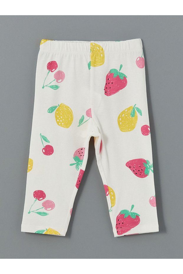 Lcwk Elastic Waist Printed Girls' Leggings