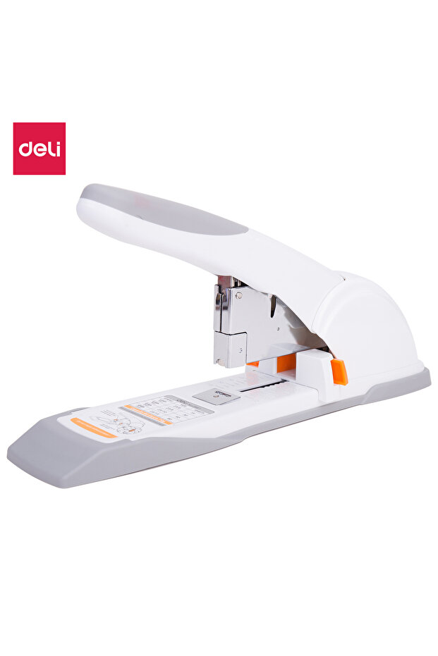 E0487 Heavy Duty Stapler - 80 Sheets, White