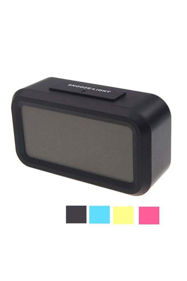 Anself LED Digital Alarm Clock Black