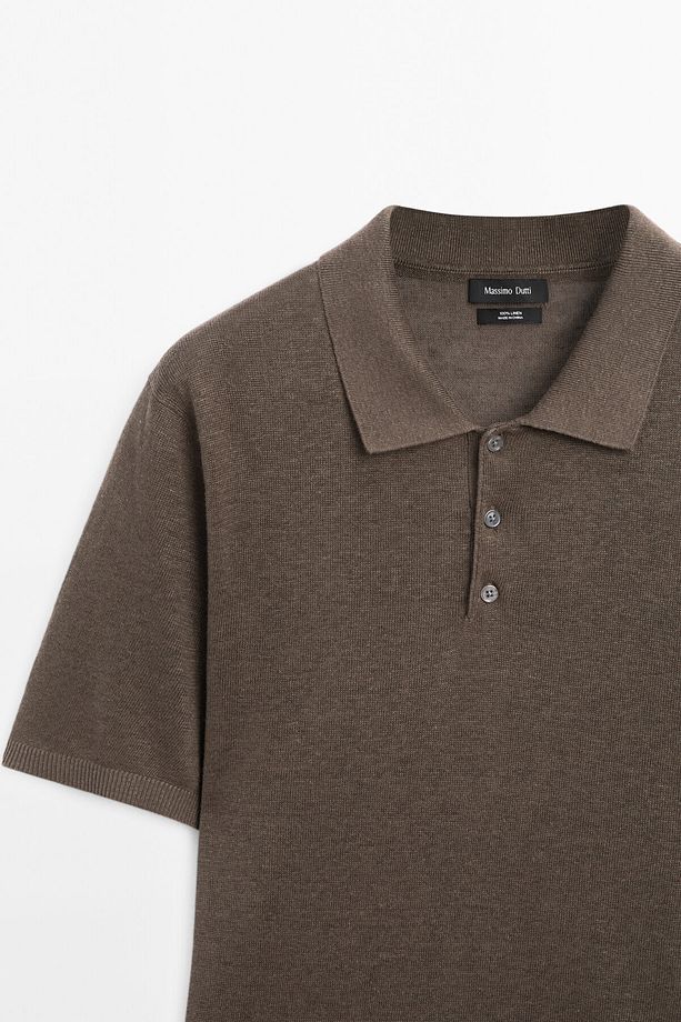 Polo jumper 100% linen - 6