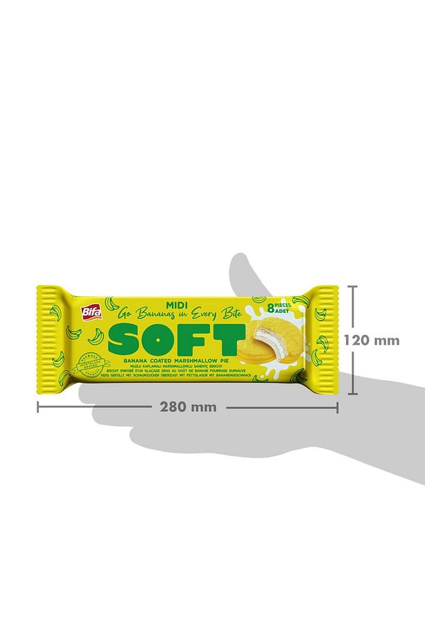Soft Muzlu Marshmallowlu Midi Boy Bisküvi 160 gr X 2 Adet - 4
