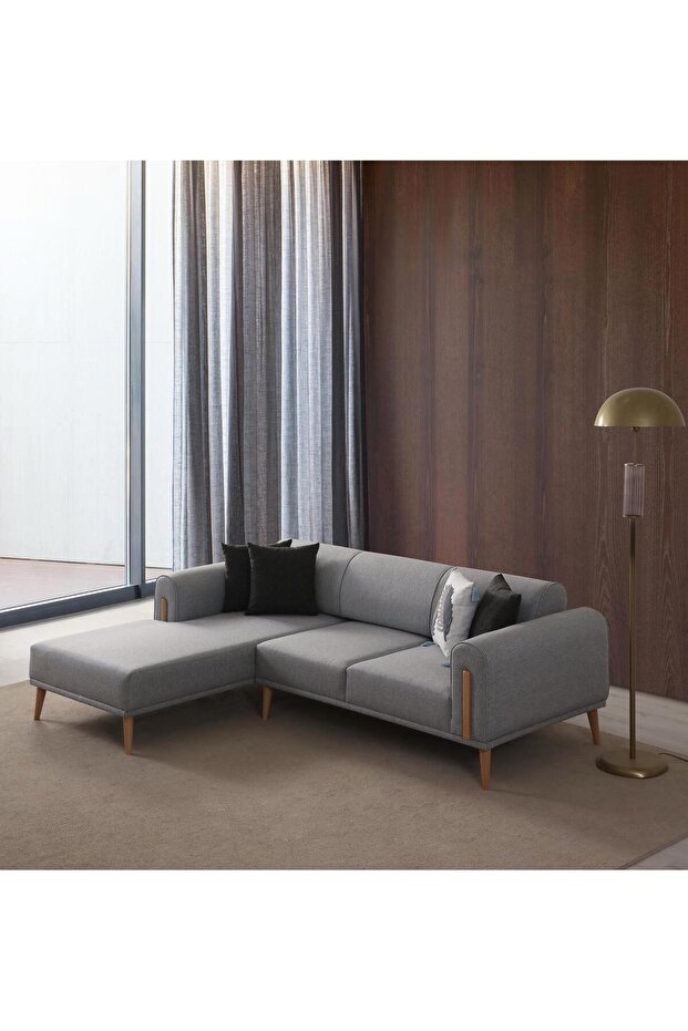 LEON SOL KÖŞE AÇIK GRİ - 5