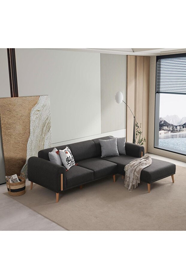 LEON köşe sağ köşe antrasit - 1