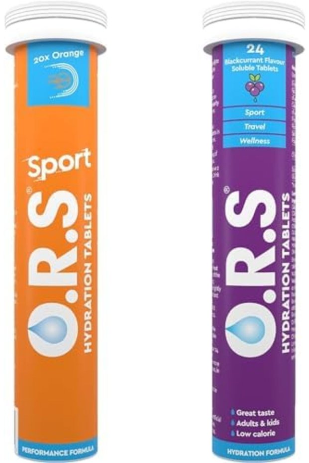 O.R.S Sport and Originals Bundle | 1 tube of Sport Orange + 1 tube of Blackcurrant