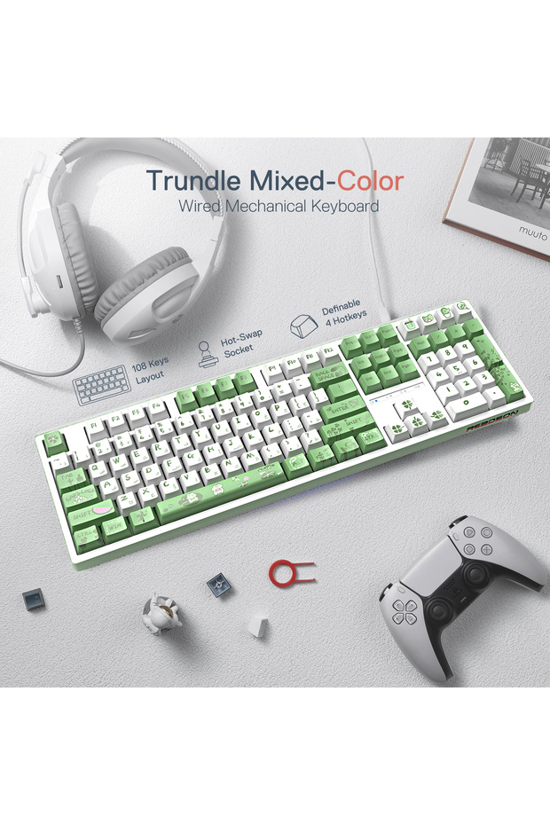 أغطية لوحة المفاتيح العربية من مادة PBT، أغطية مفاتيح بألوان متنوعة للتسامي، تتكيف مع مفاتيح لوحة المفاتيح - 3