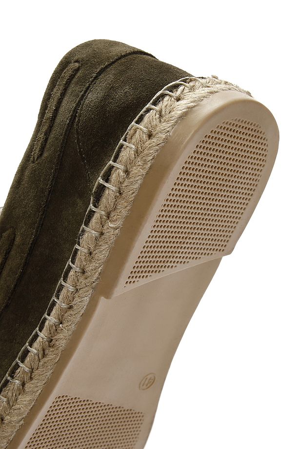 Erkek Haki Süet Deri Espadril 25SFD616210 - 8