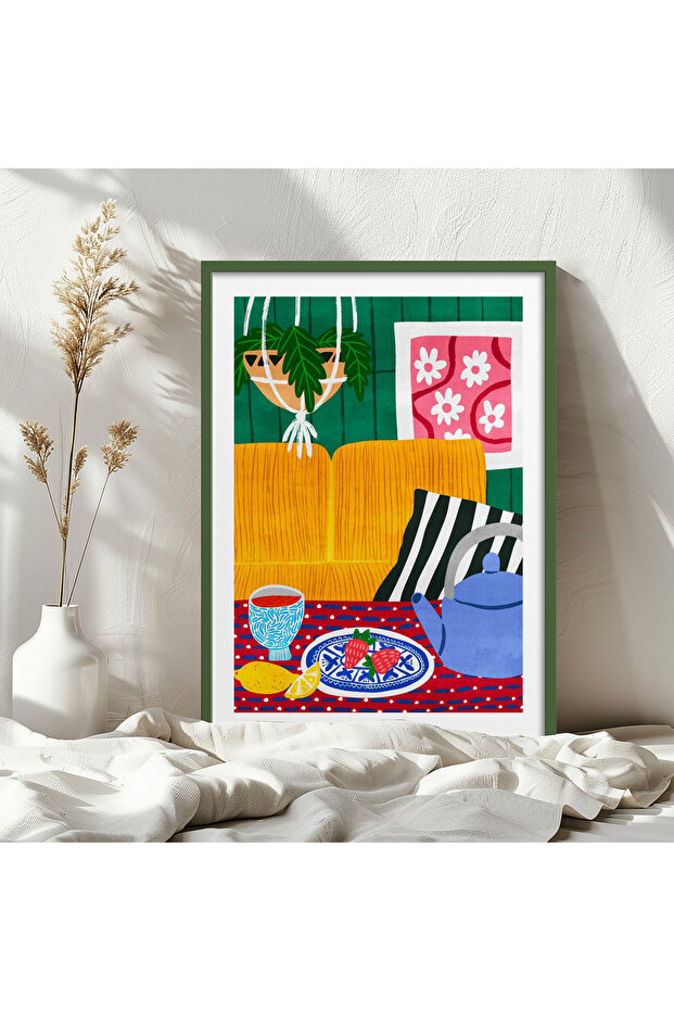 Single Wooden Framed Painting One Piece Poster Painting Tk/1416