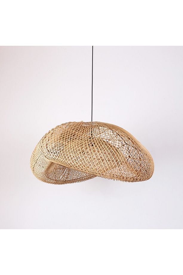 Yasmin  Asimetrik Rattan Avize 80x40 - 1