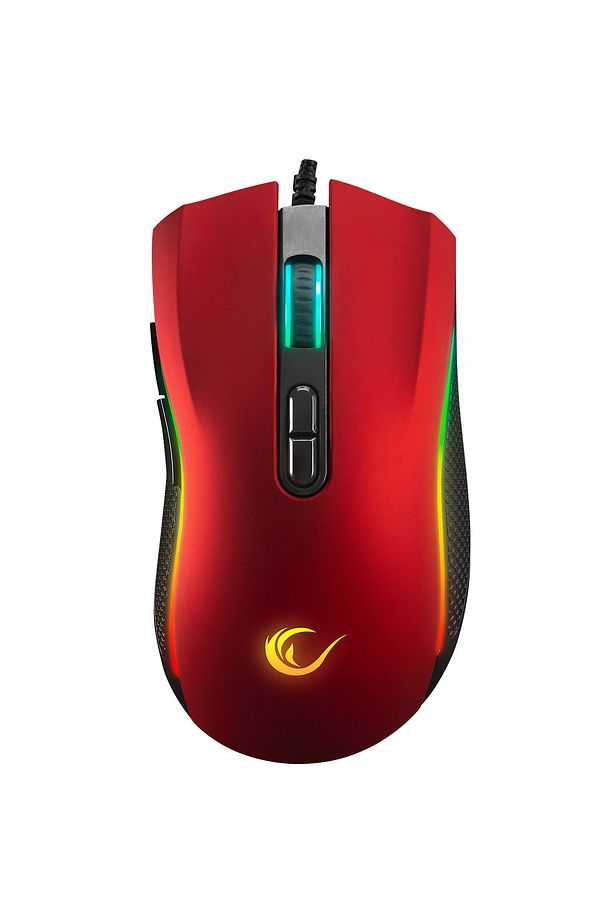 SMX-R44 V2 Makrolu Kırmızı 12800 DPI RGB Ledli 80 Million Huano Switch Gaming Oyuncu Mouse Uyumlu - 2
