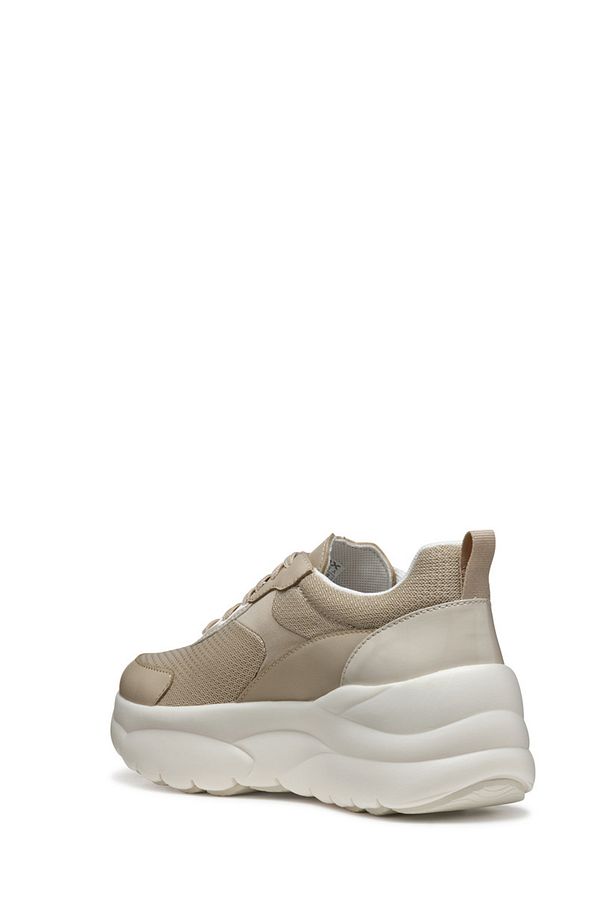 Kadın Bej D Xtors D - Mesh Geobuck Bağcıklı Kalın Tabanlı Sneaker D551fd01454c5000 - 2