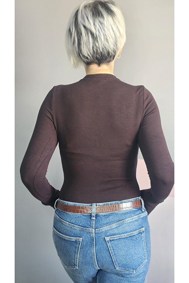 Parmak Geçmeli Bluz - 4