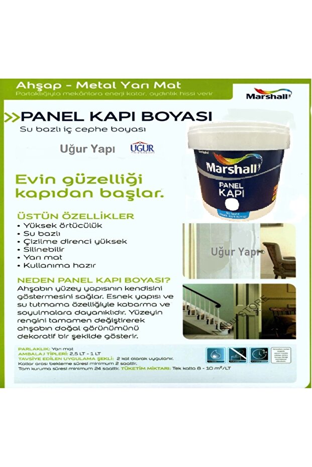 Su Bazlı Panel Kapı Boyası - 4