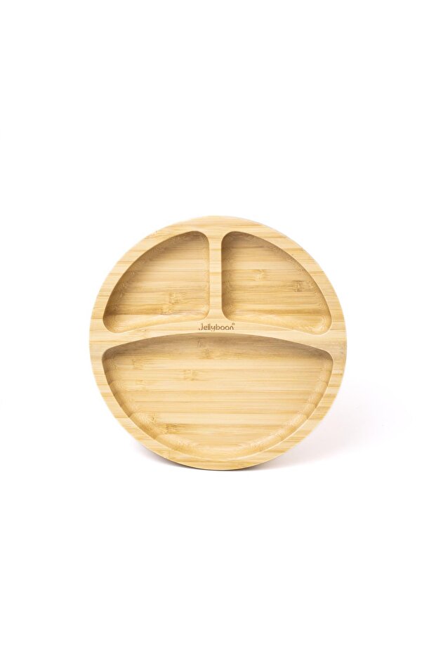 Bambu Yuvarlak Pembe Vakumlu Tabak - 3