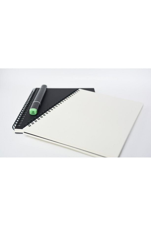 A5 Siyah Kraft Kapaklı Çizgisiz Defter, A5 Defter, 60 Yaprak(120 SAYFA) - 5
