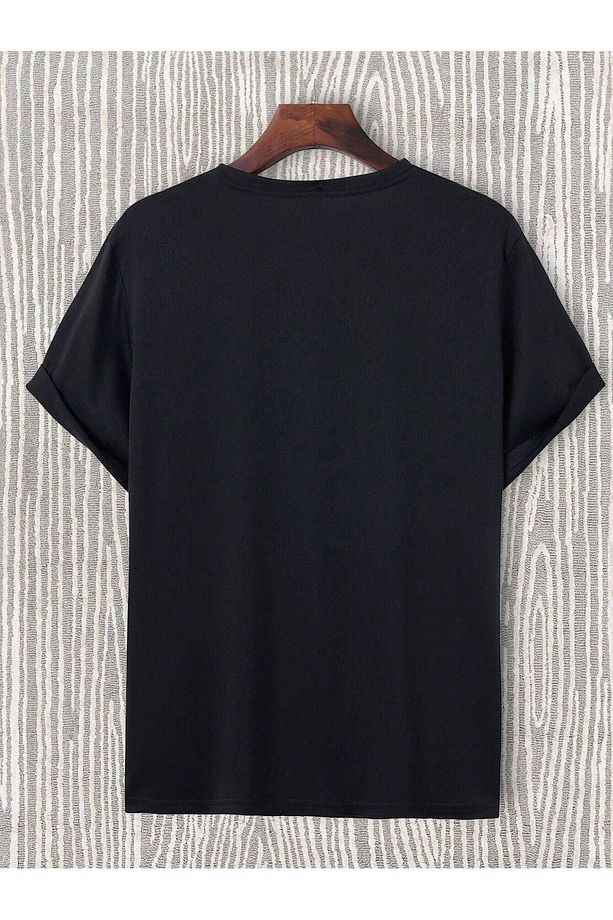 oversize basıc paris baskılı tshit - 4