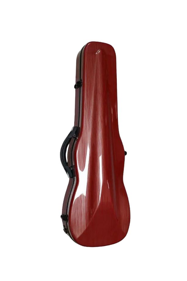 Fiber Kırmızı Desenli 4/4 Keman Kutusu (HARDCASE) - 2