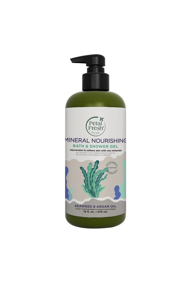 Petal Fresh Mineral Nourishing Bath & Shower Gel Seaweed & Argan Oil 475 ml