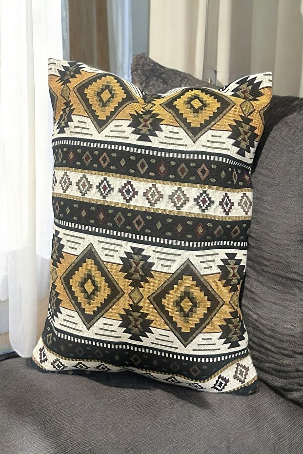 حافظة بوهيمية بنش كيركانت، نمط الحنين (45 × 45 سم) - 2