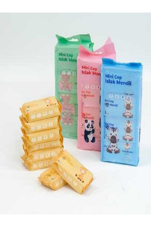 Mini Cep Islak Mendil Günlük Pratik 8'li Paket - 2