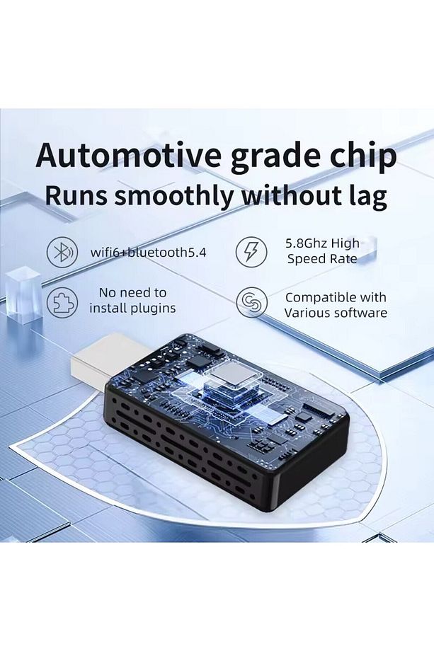 Araç Içi Apple Android Cihazlar Için Usb Ve Type-c 2in1 Usb Mini Apple Carplay Adaptörü - 6