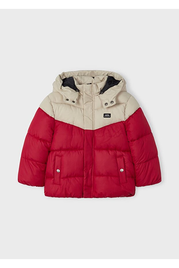 Color Blocked Boy's Puffer Coat_Mnvs04464