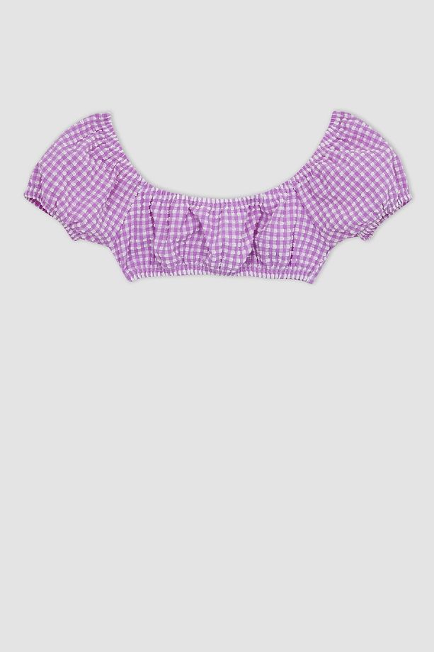 Kız Çocuk Kareli Bikini Takımı Z6514a623hs - 2