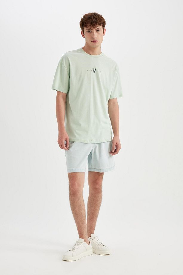 Relax Fit Jean Bermuda Şort Z4459AZ24SM - 3