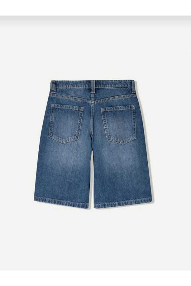 Unisex Çocuk Denim Kot Şort - 2