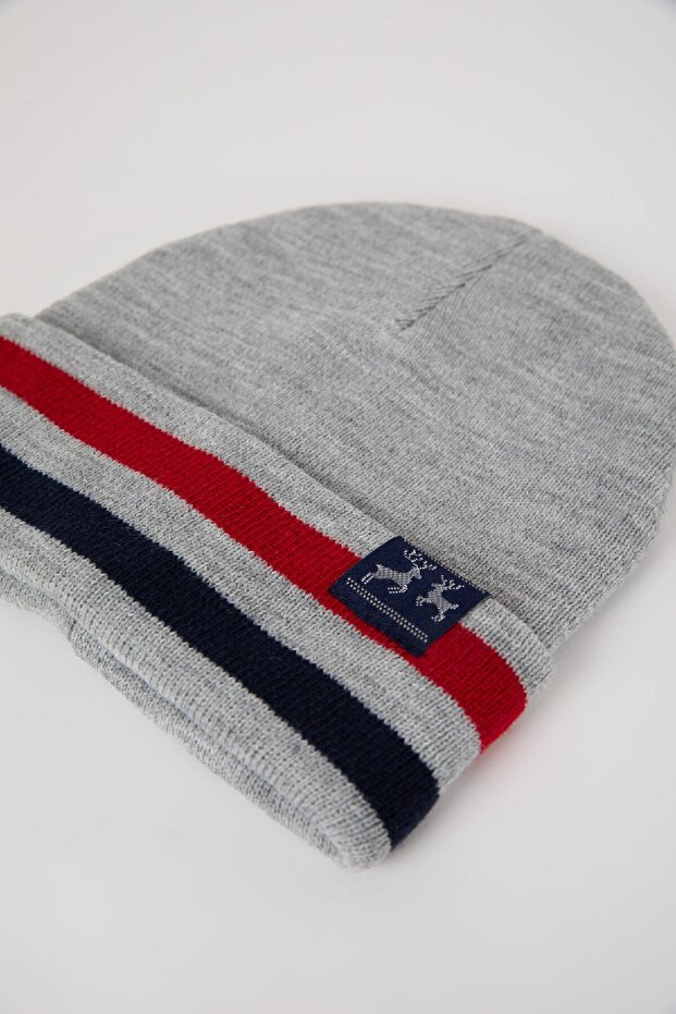 Чоловіча трикотажна шапка на різдвяну тематику A6628ax23wn - 3