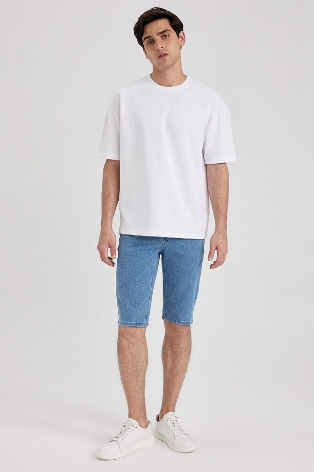Regular Fit Jean Bermuda Şort A4805ax23sm - 2