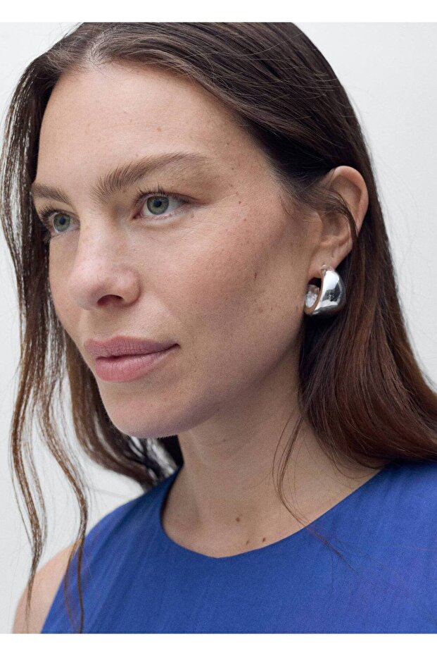 Kabarık etekli midi elbise - 5