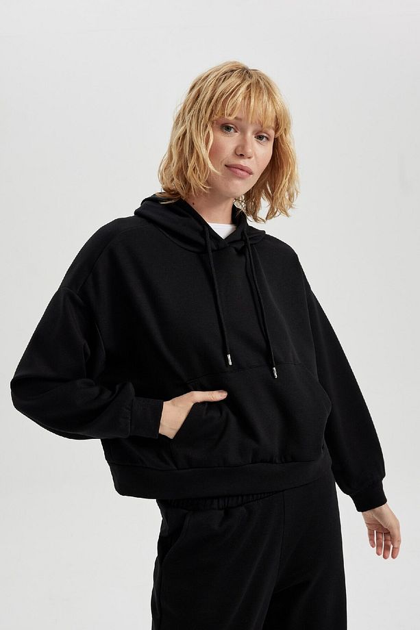 Fit Kapüşonlu Skuba Dalgıç Sporcu Sweatshirt B0962ax23wn - 5