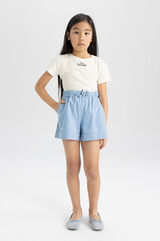 Kız Çocuk Jean Şort B6386A824SM - 2