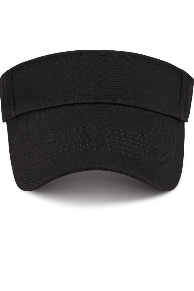 Adjuster to Head Width Standard Black Hat Visor - 4