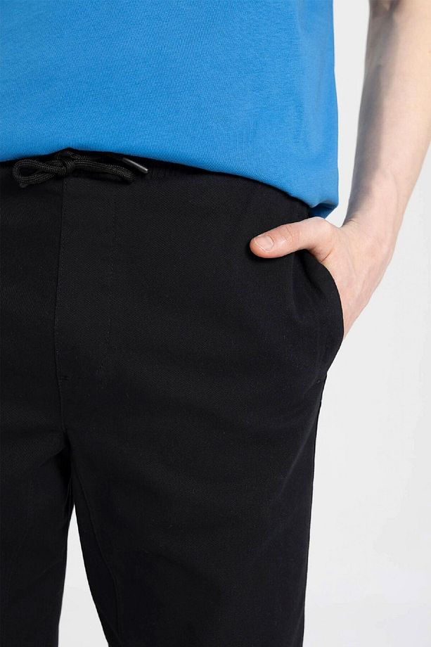 Regular Fit Jogger Gabardin Pantolon Beli Bağcıklı Cepli Düz Paça B6148ax24sp - 5