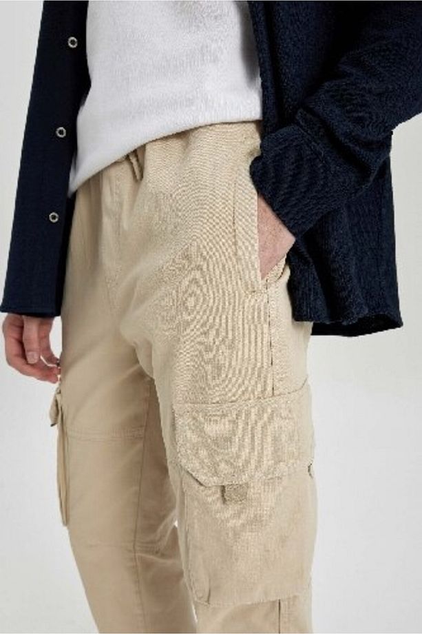 Regular Kargo Cepli Jogger Gabardin Taktik Pantolon B6146ax24sp - 5