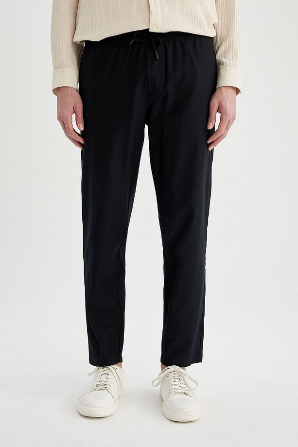 Yazlık Jogger Pantolon Basic Düz Cepli Dar Paça B4091ax24sp - 4