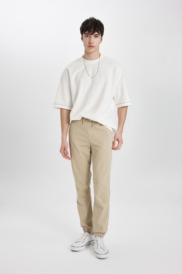 Regular Fit Jogger Gabardin Pantolon Beli Bağcıklı Cepli Düz Paça B6148ax24sp - 5